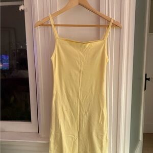 Gil Rodriguez Yellow Spaghetti Strap Dress